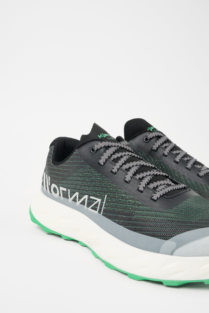 Nnormal – Zapatilla de Trail Running KJERAG Grey & Green unisex