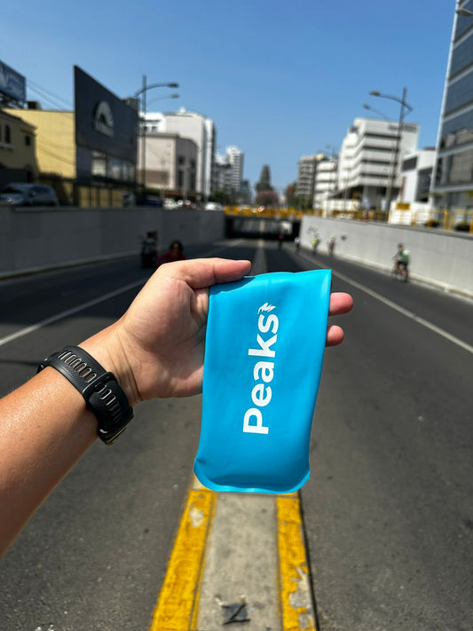 Peaks Soft Flask 500ml - Azul